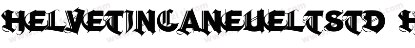 helvetincaneueltstd hvcno字体转换